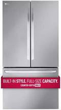 LG LRFLC2706S - Refrigerador inteligente de puerta francesa de 27 pies cúbicos en acero inoxidable