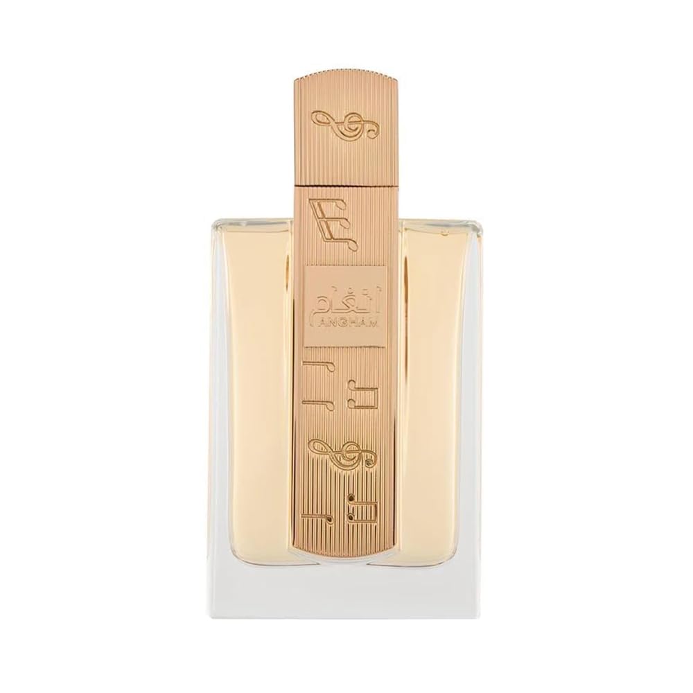 Lattafa Angham - Perfume de cítricos, lavanda, almizcle, ámbar y vainilla - Eau de Parfum de larga duración para unisex, 3.40 onzas / 100 ml