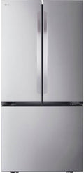 LG LF21G6200S Refrigerador de puerta francesa de 3 puertas con profundidad de mostrador, de 21 pies cúbicos, de acero inoxidable