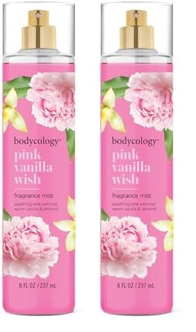 Bodycology Bruma corporal de fragancia de larga duración, Flor de cerezo, 8 fl oz