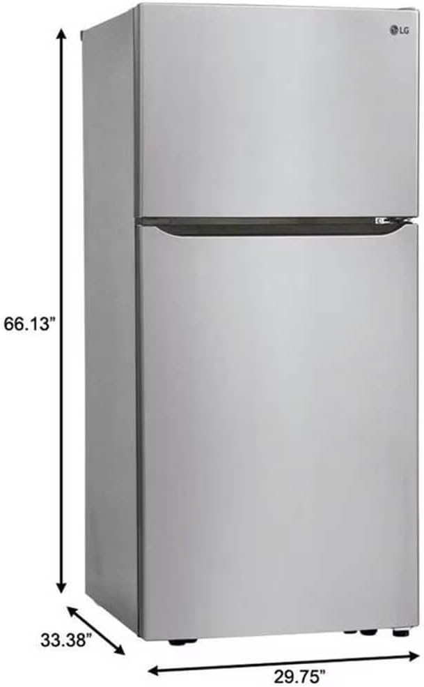 LG LTCS20020S Refrigerator, Stainless Steel