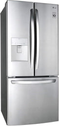 LG LFDS22520S - Frigorífico/congelador - Congelador inferior con puerta francesa y dispensador de agua - Ancho: 75,7 cm - Profundidad: 90,2 cm - Altura: 174 cm - 617,3 litros - Acero