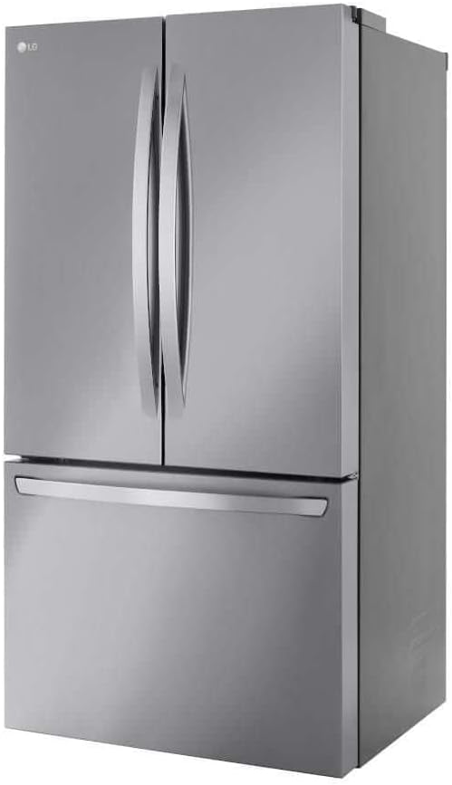 LG LRFLC2706S Refrigerador inteligente con puerta francesa de 27 pies cúbicos en acero inoxidable
