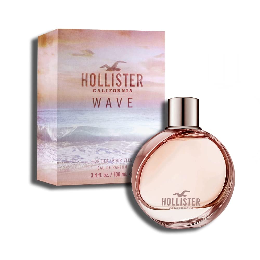 Hollister Wave - Eau de Parfum para mujer, 3.4 onzas