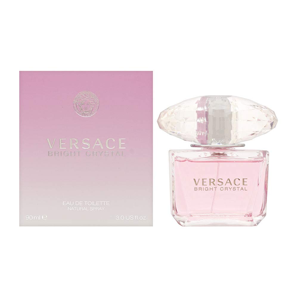 Versace Bright Crystal by Versace - Eau de Toilette en espray para mujer, 6.7 onzas