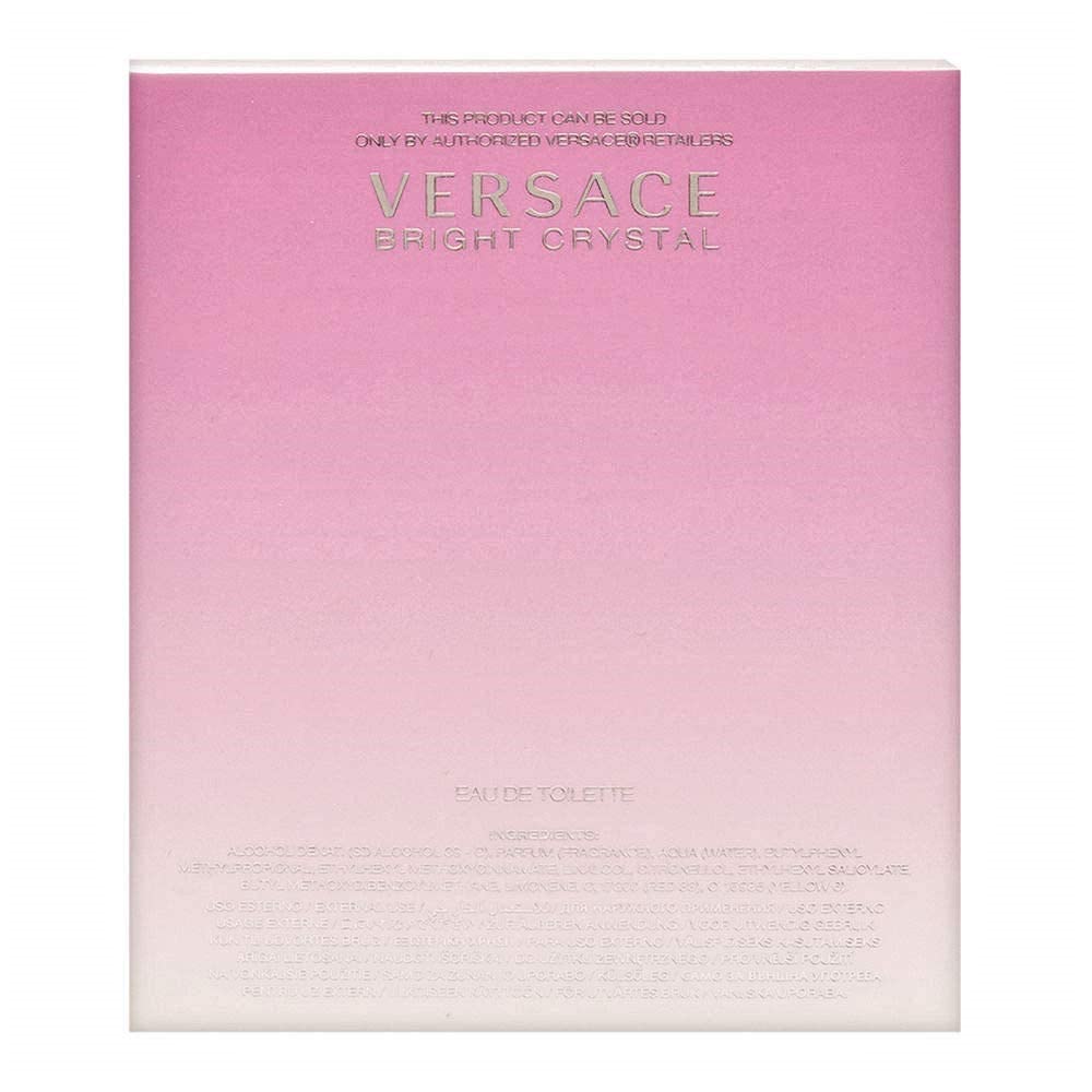 Versace Bright Crystal by Versace - Eau de Toilette en espray para mujer, 6.7 onzas