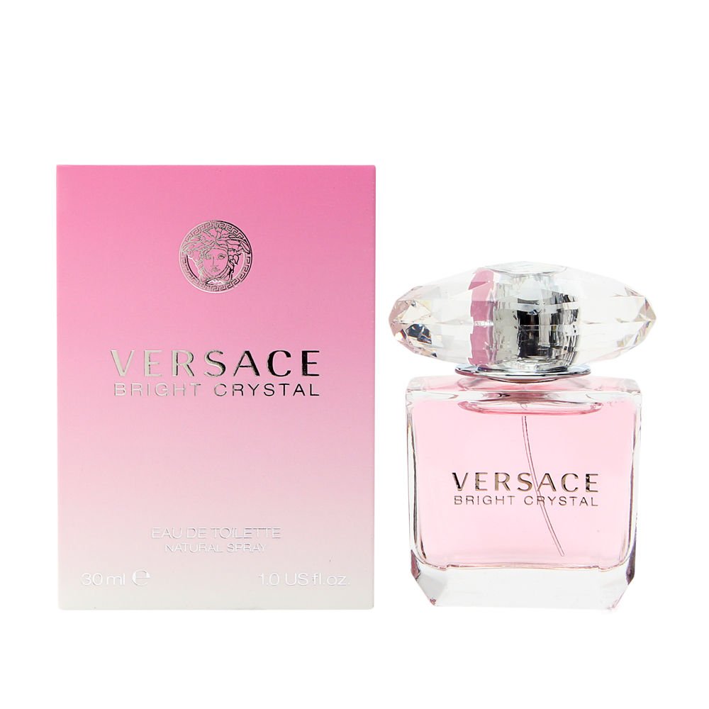 Versace Bright Crystal by Versace - Eau de Toilette en espray para mujer, 6.7 onzas