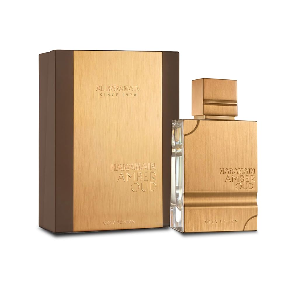 Al Haramain Amber Oud Gold Edition – Perfume árabe unisex para mujeres y hombres – Ámbar de larga duración – 2 onzas