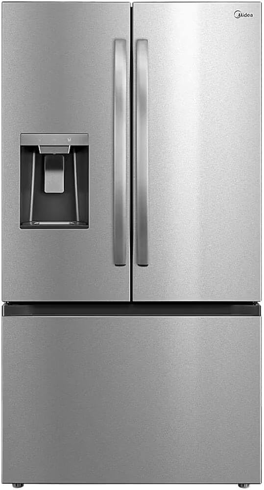 Midea MRF29D6AST - Smart refrigerator, 29.3 cu. ft., French 3-door, stainless steel