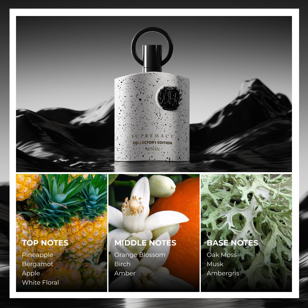 Afnan Supremacy Edición Coleccionista para Hombre Eau De Parfum, 3.4 onzas líquidas