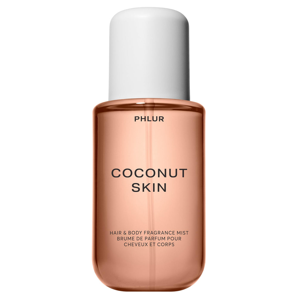 PHLUR Vanilla Skin Body Mist - Bruma de fragancia para cabello y cuerpo - Spray corporal de vainilla con pimienta rosa, madera de cachemira y sándalo (8 onzas líquidas) | Spray corporal de perfume de vainilla con pimienta rosa, madera de cachemira y fraga