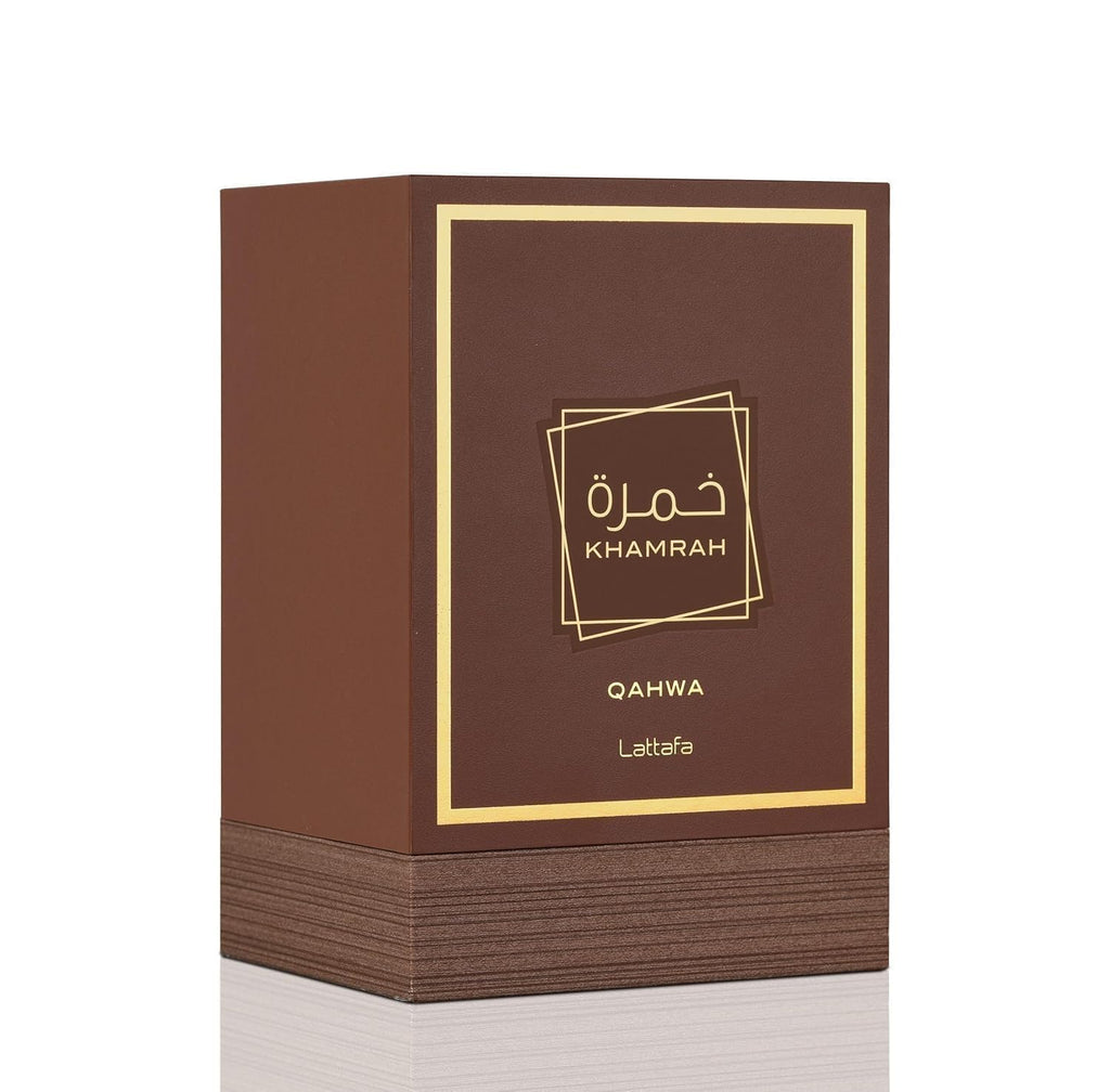 Lattafa Khamrah - Vainilla, picante cálido, ámbar, canela - Perfume Eau de Parfum de larga duración para unisex, 3.40 onzas / 100 ml | Fragancia unisex de larga duración, 3.40 onzas / 100 unisex, fragancia de larga duración, 3.40 onzas / 3.4 fl oz