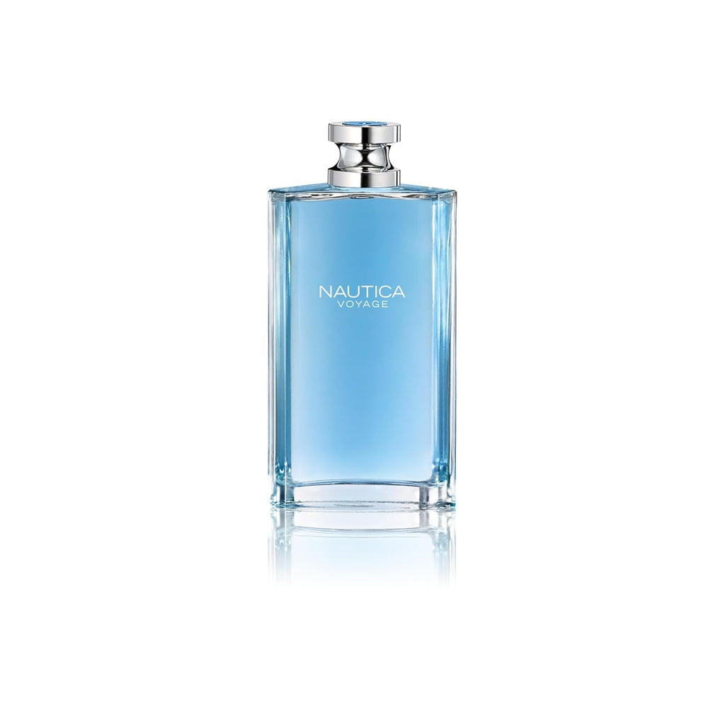 Nautica Voyage Eau de Toilette para hombre, 6.7 fl oz (200 ml) | Paquete de 1, notas de manzana, madera de cedro, loto de agua, almizcle, larga duración, fragancia diaria