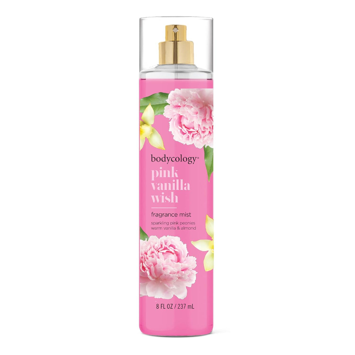 Bodycology Bruma corporal de fragancia de larga duración, Flor de cerezo, 8 fl oz
