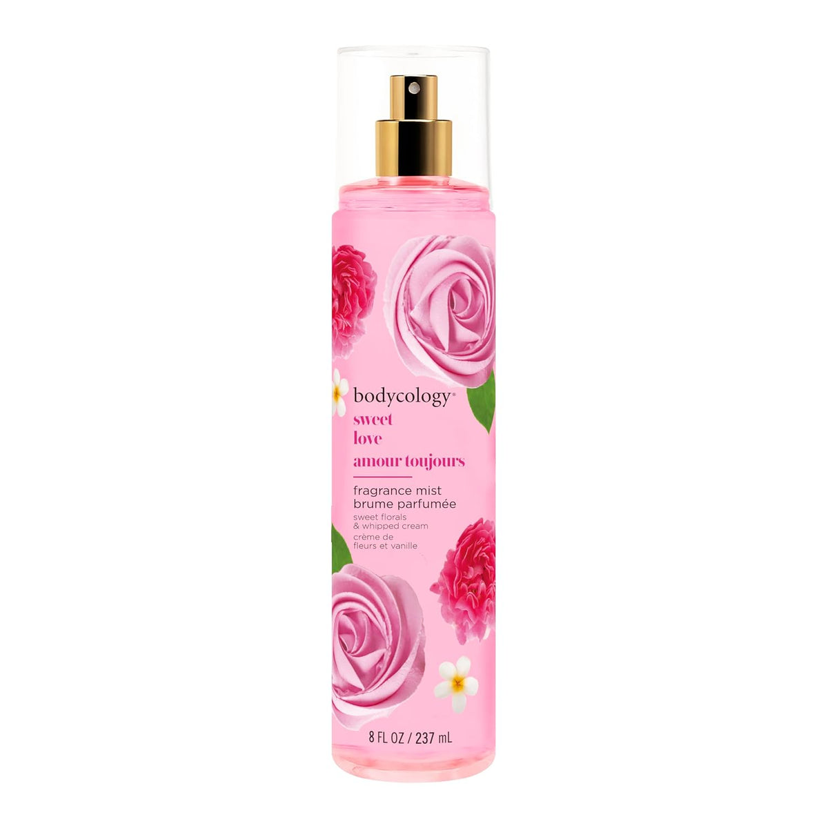 Bodycology Bruma corporal de fragancia de larga duración, Flor de cerezo, 8 fl oz