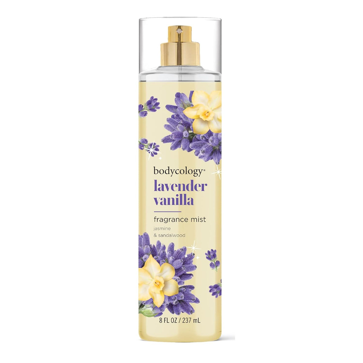 Bodycology Bruma corporal de fragancia de larga duración, Flor de cerezo, 8 fl oz