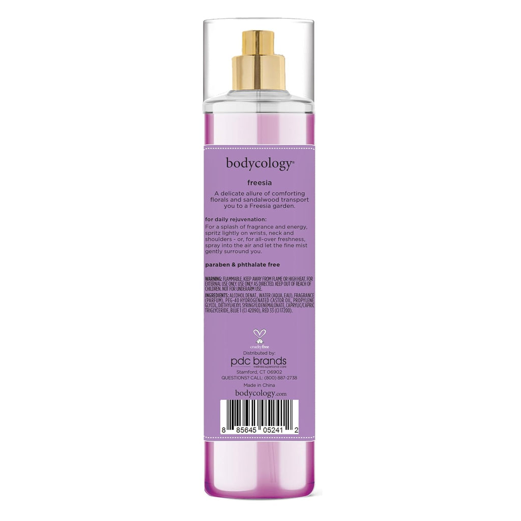 Bodycology Bruma corporal de fragancia de larga duración, Flor de cerezo, 8 fl oz