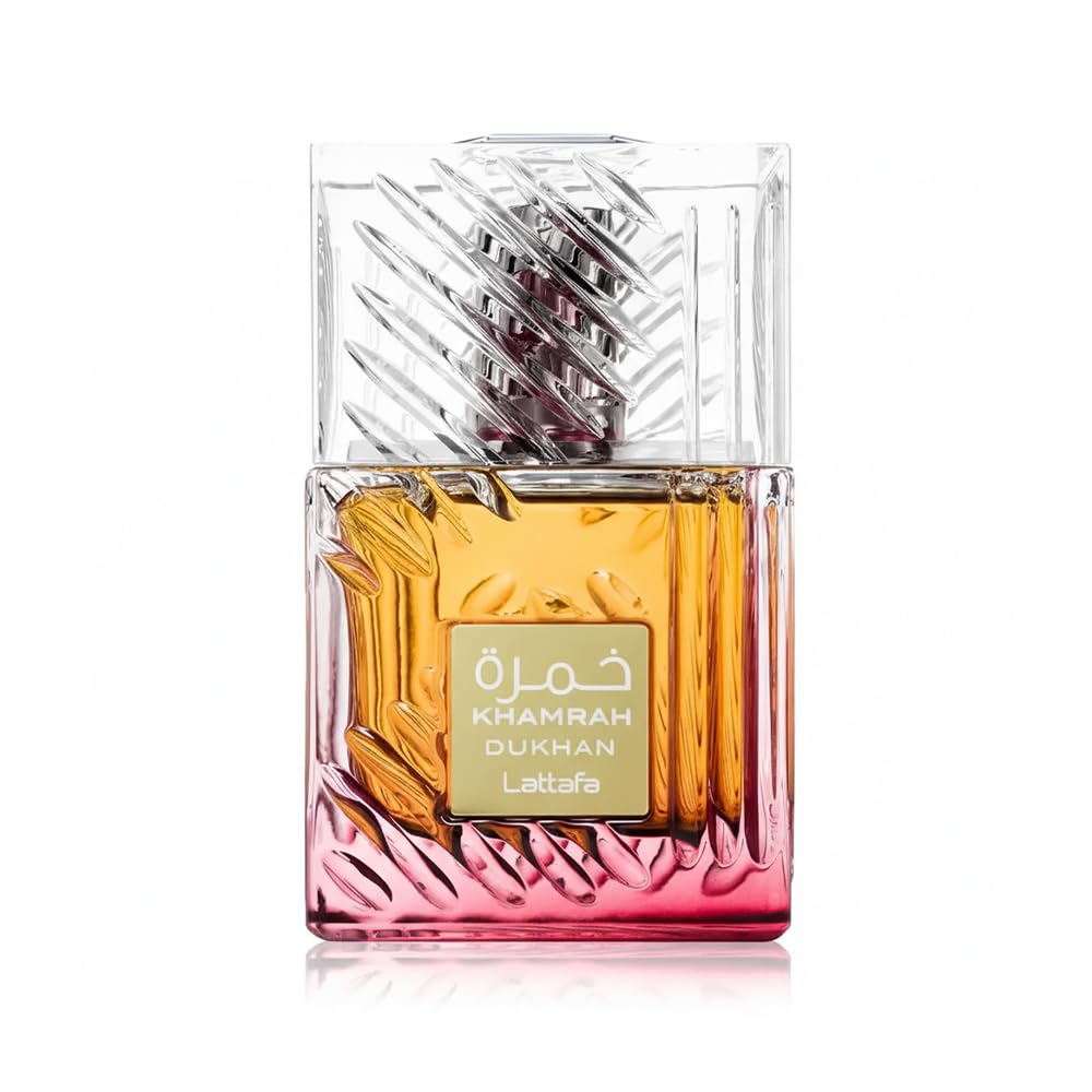 Lattafa Khamrah - Vainilla, picante cálido, ámbar, canela - Perfume Eau de Parfum de larga duración para unisex, 3.40 onzas / 100 ml | Fragancia unisex de larga duración, 3.40 onzas / 100 unisex, fragancia de larga duración, 3.40 onzas / 3.4 fl oz
