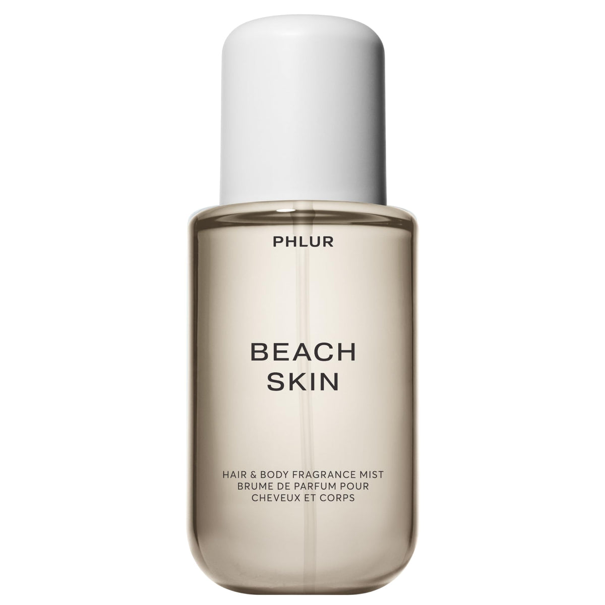 PHLUR Vanilla Skin Body Mist - Bruma de fragancia para cabello y cuerpo - Spray corporal de vainilla con pimienta rosa, madera de cachemira y sándalo (8 onzas líquidas) | Spray corporal de perfume de vainilla con pimienta rosa, madera de cachemira y fraga