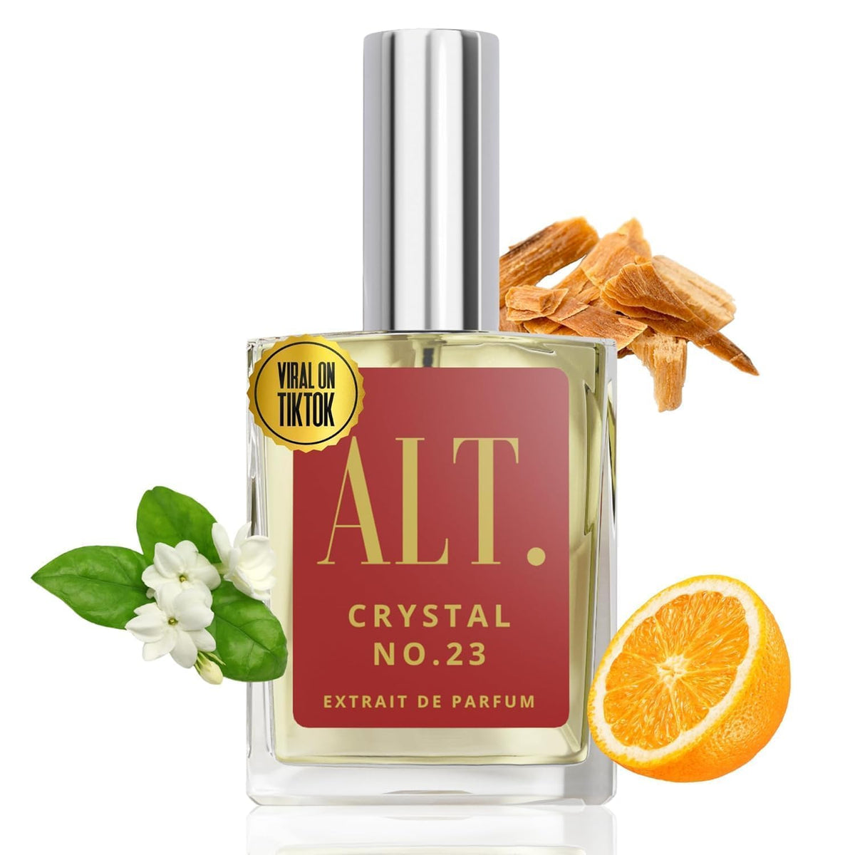 ALT. FRAGRANCES Crystal No. 23 Extrait de Parfum Perfume Unisexo Inspirado en Baccarat Rouge 540 Perfume 60ml