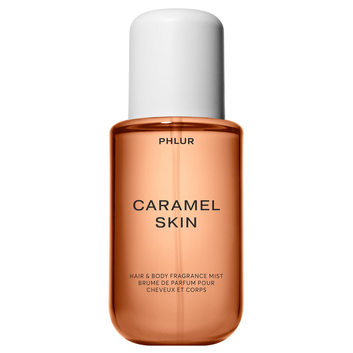 PHLUR Vanilla Skin Body Mist - Bruma de fragancia para cabello y cuerpo - Spray corporal de vainilla con pimienta rosa, madera de cachemira y sándalo (8 onzas líquidas) | Spray corporal de perfume de vainilla con pimienta rosa, madera de cachemira y fraga