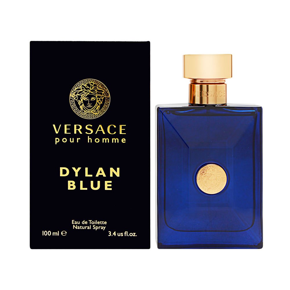Versace Pour Homme Dylan Blue - Eau de Toilette en espray para hombre, 3.4 oz |