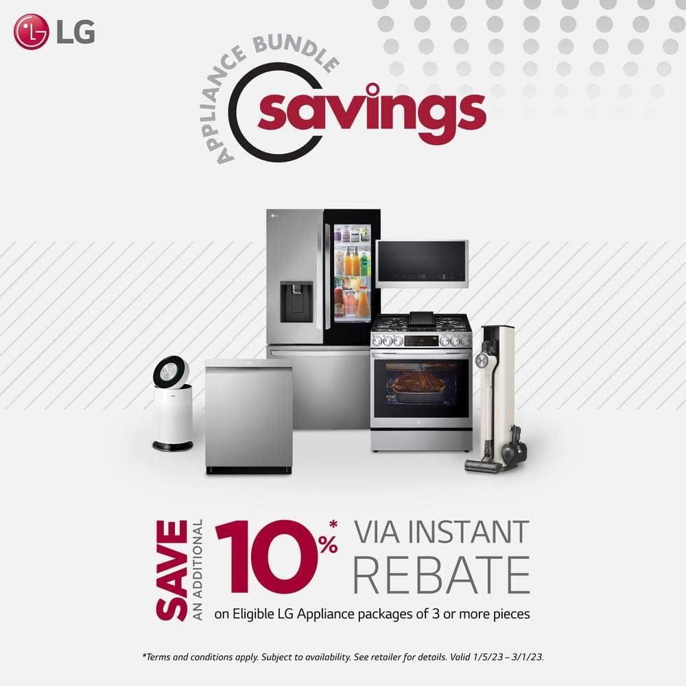 LG LRFLC2706S Refrigerador inteligente con puerta francesa de 27 pies cúbicos en acero inoxidable
