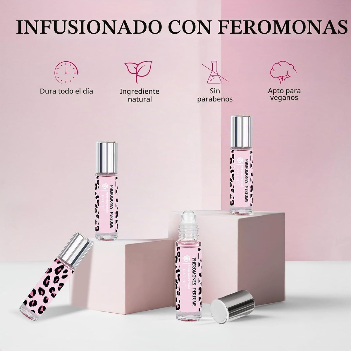 Perfumes con feromonas para mujeres, aceite de perfume roll on de larga duración 0.34 fl.oz (10ml) | (0.3 fl oz)