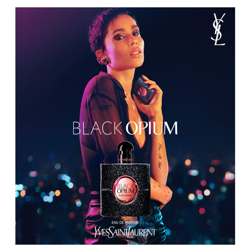 Yves Saint Laurent Eau De Parfum Spray para mujeres, Black Opium, 3 onzas |