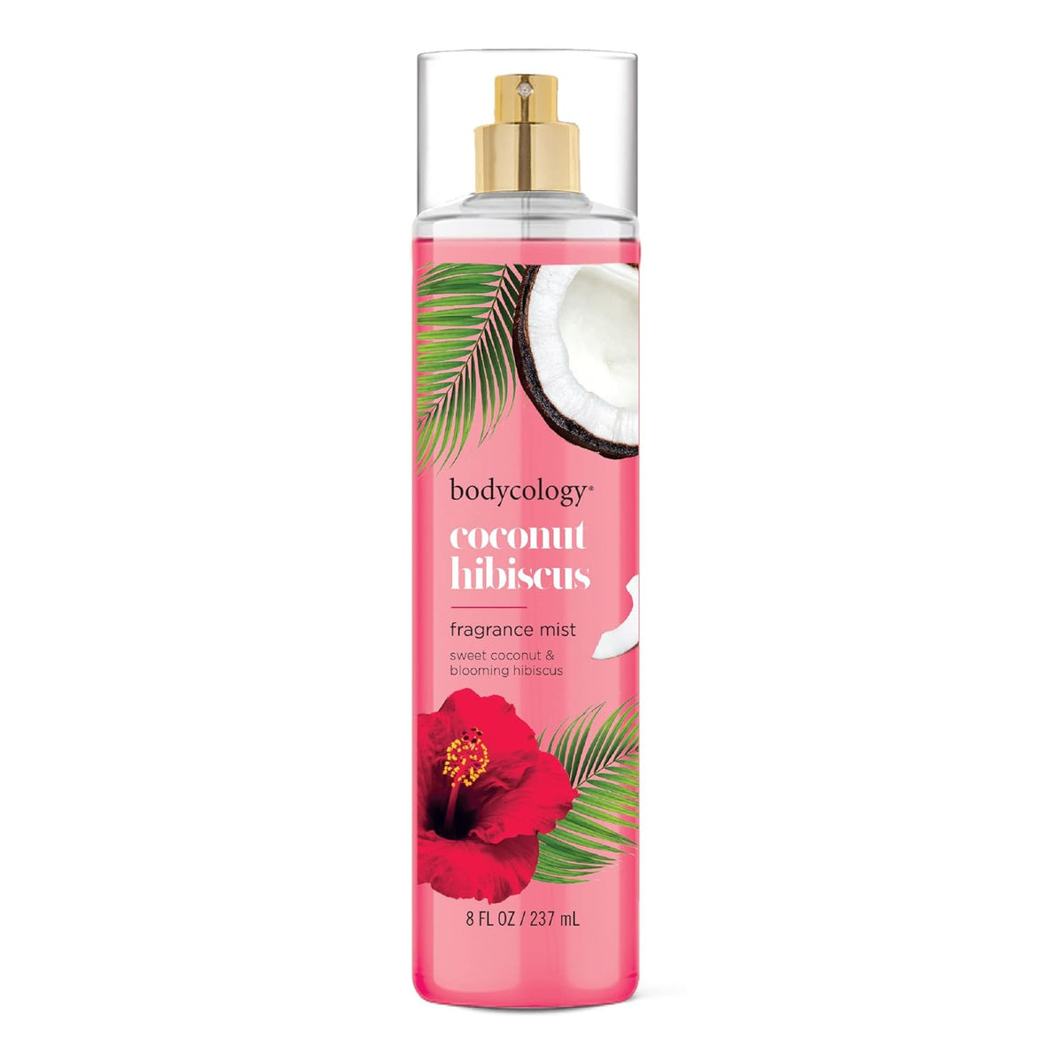 Bodycology Bruma corporal de fragancia de larga duración, Flor de cerezo, 8 fl oz