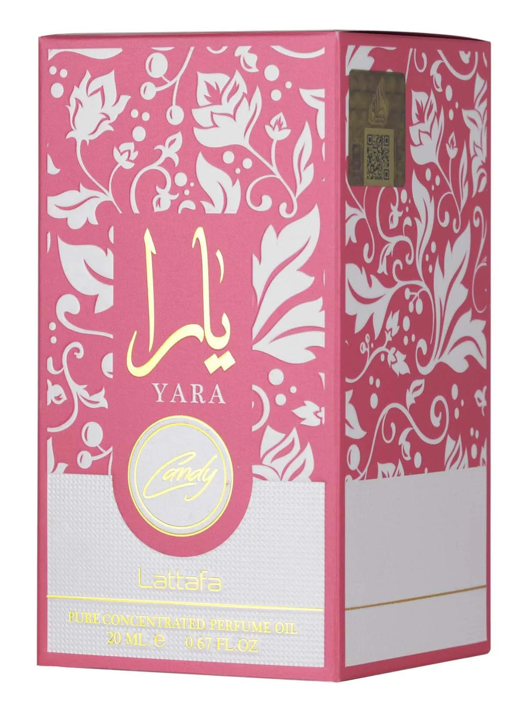 Lattafa Yara Candy - Vainilla, Frutal, Cítrico, Floral - Eau de Parfum Fragancia de Larga Duración para Mujeres, 3.40 Onzas / 100 ml