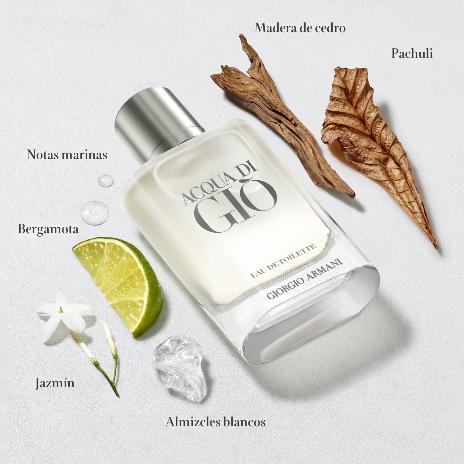 Armani Beauty - Acqua di Giò - Eau de Toilette - Colonia para Hombre - Fragancia de larga duración con notas de bergamota, jazmín, almizcle blanco, pachulí y madera de cedro | Fragrance with Bergamot, Marine Notes & Cedarwood - Long Lasting Clean & Citrus