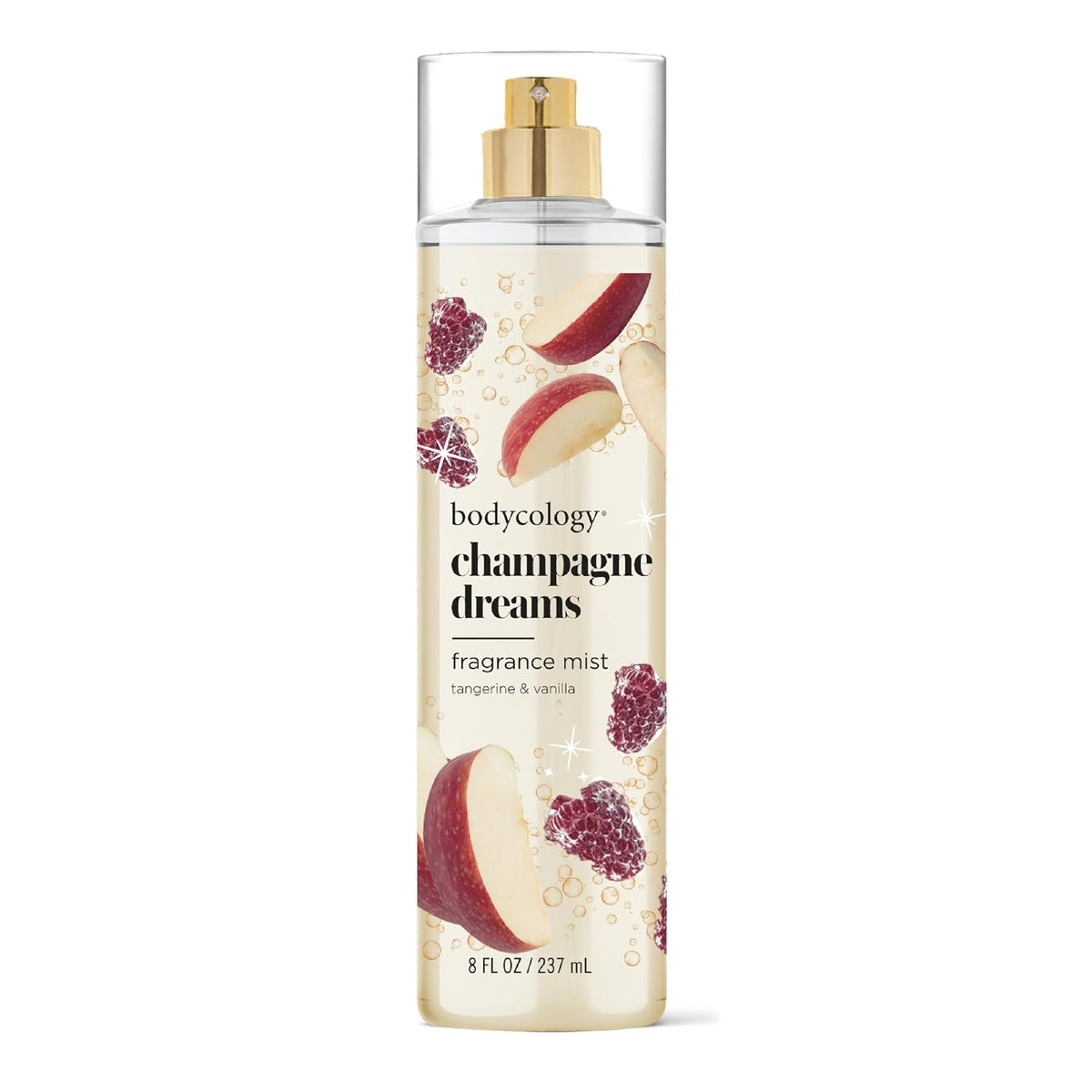 Bodycology Bruma corporal de fragancia de larga duración, Flor de cerezo, 8 fl oz