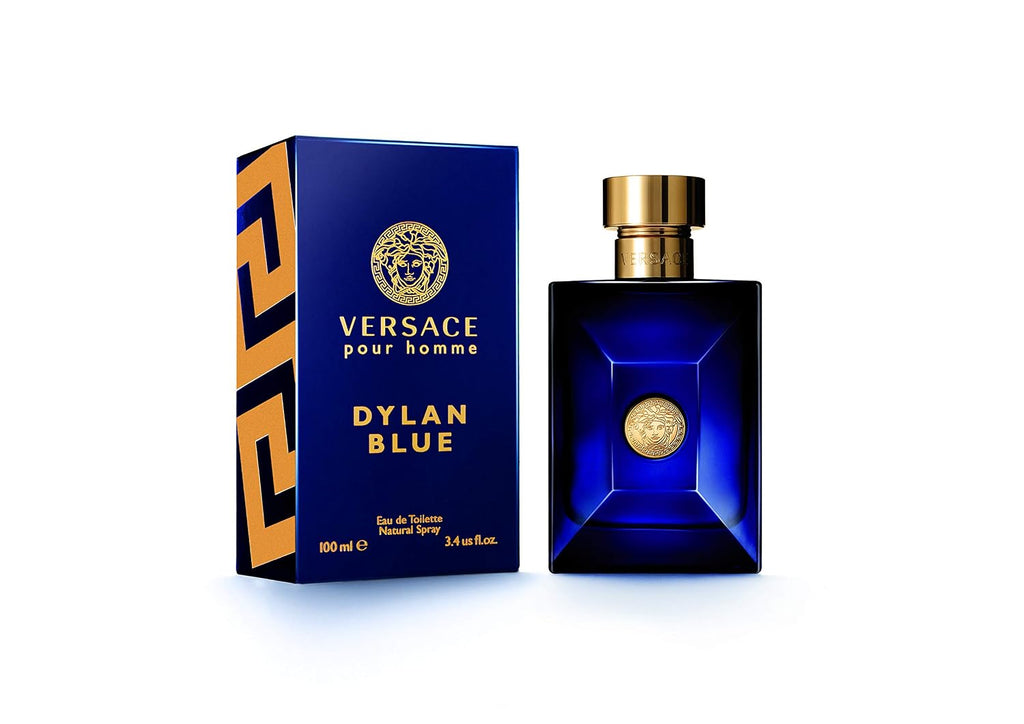 Versace Pour Homme Dylan Blue - Eau de Toilette en espray para hombre, 3.4 oz |