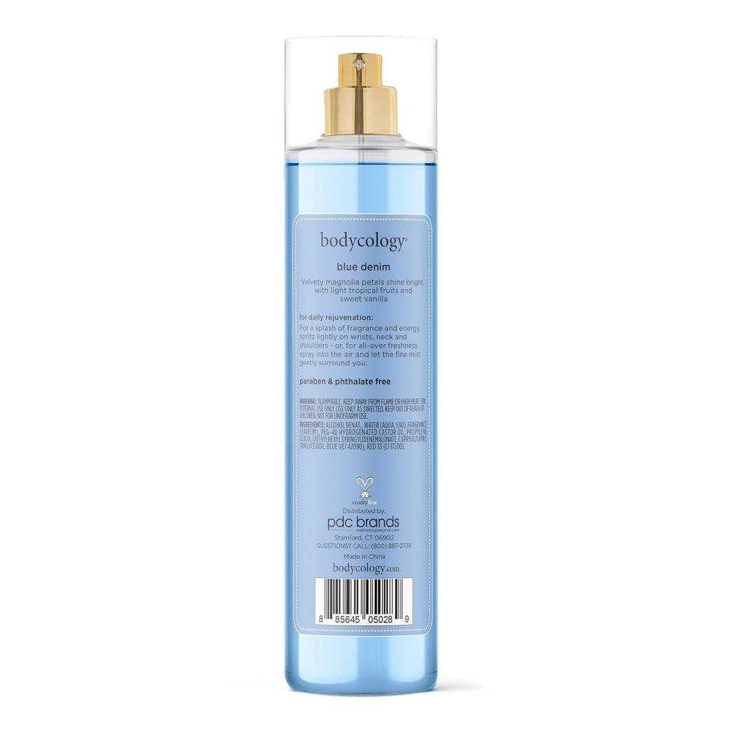 Bodycology Bruma corporal de fragancia de larga duración, Flor de cerezo, 8 fl oz