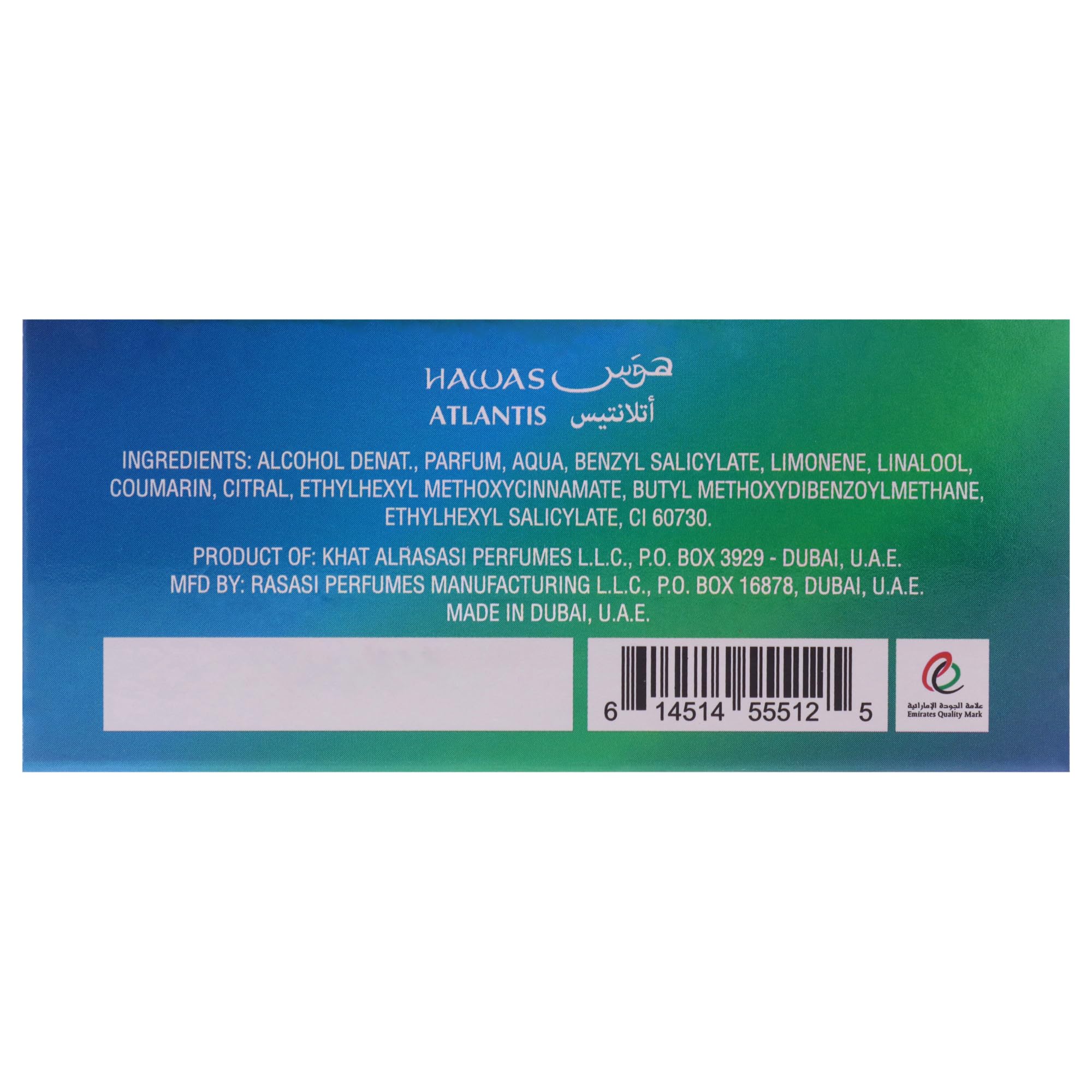 Rasasi Hawas M 328 ft. Colonia para hombres