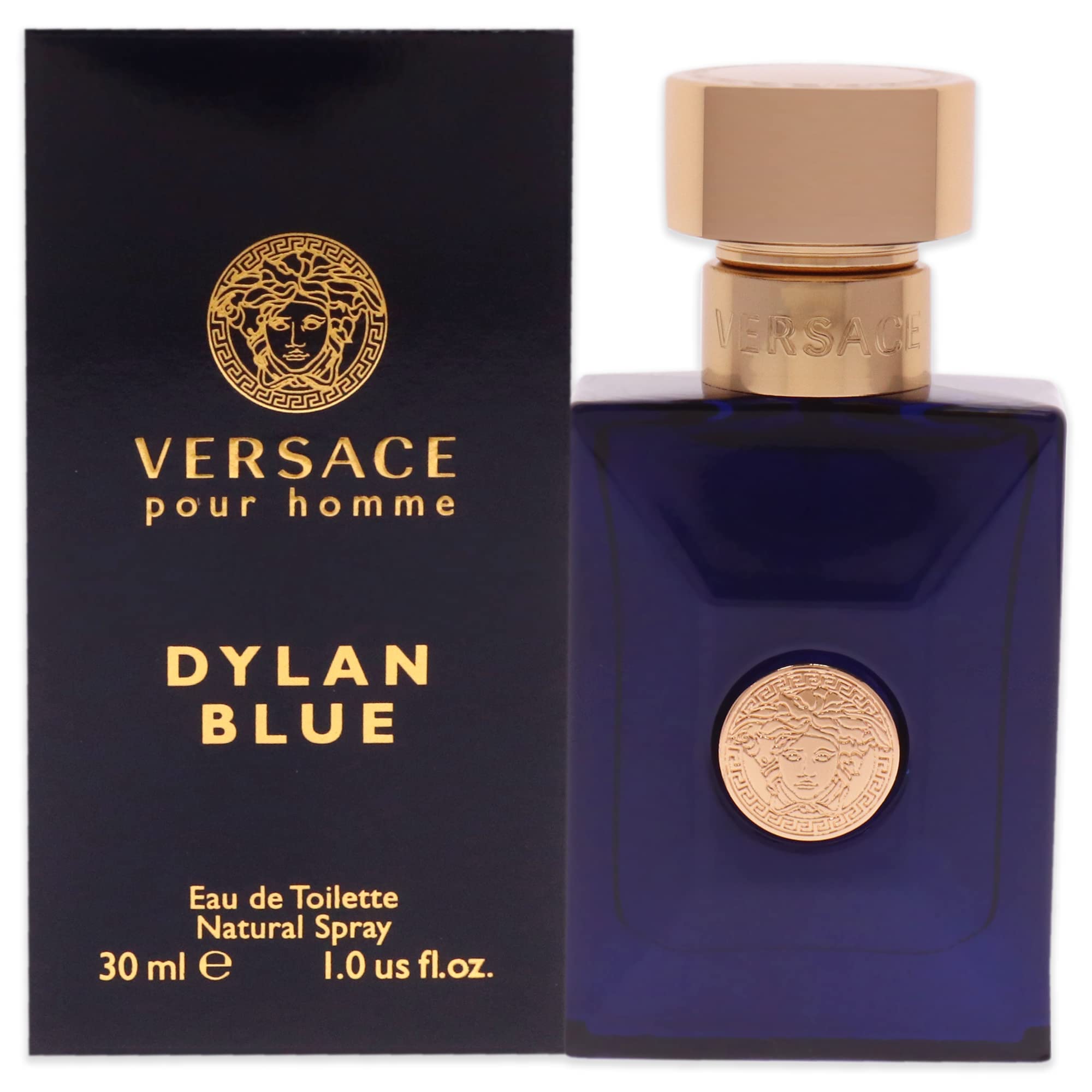 Versace Pour Homme Dylan Blue - Eau de Toilette en espray para hombre, 3.4 oz |