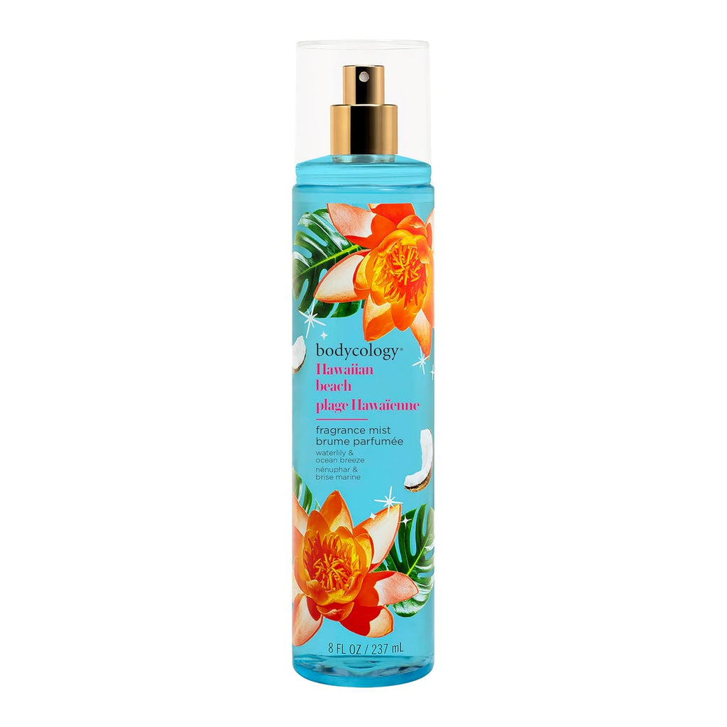 Bodycology Bruma corporal de fragancia de larga duración, Flor de cerezo, 8 fl oz