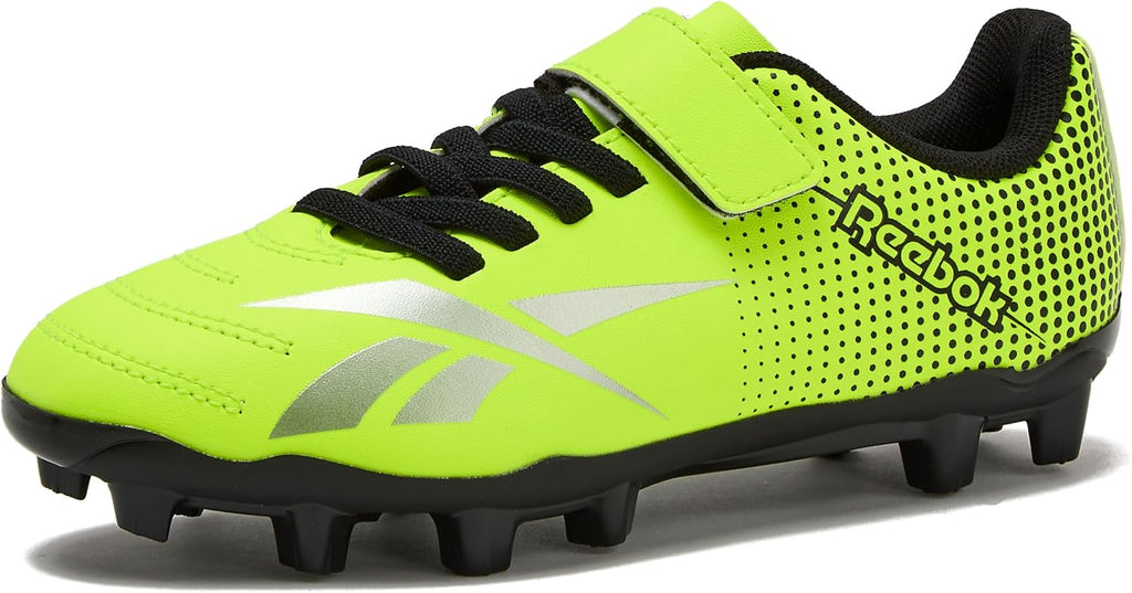 Reebok Strike MG - Botines de fútbol para niños y niñas, zapatos de fútbol con cordones o cierre de , interior o exterior para césped o césped
