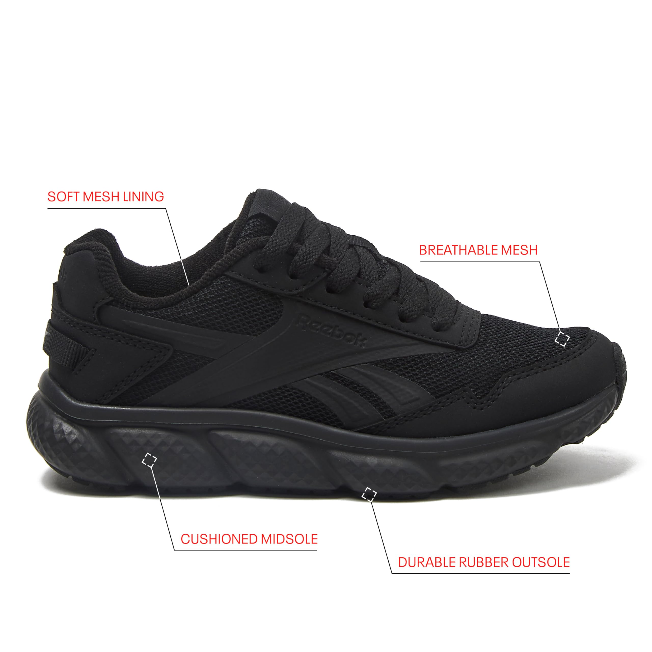 Reebok Swiftstrike - Zapatos deportivos para niños y niñas, talla 11 a 7