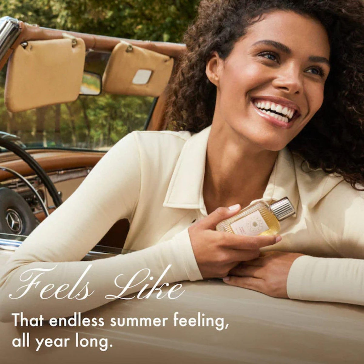 Summer Fridays Sunlit Vanilla Eau de Parfum – Perfume de vainilla caliente para mujer – Fragancia versátil con notas de caramelo + bergamota – Eau de Parfum delicado y duradero – Vegano (0.3 fl oz)