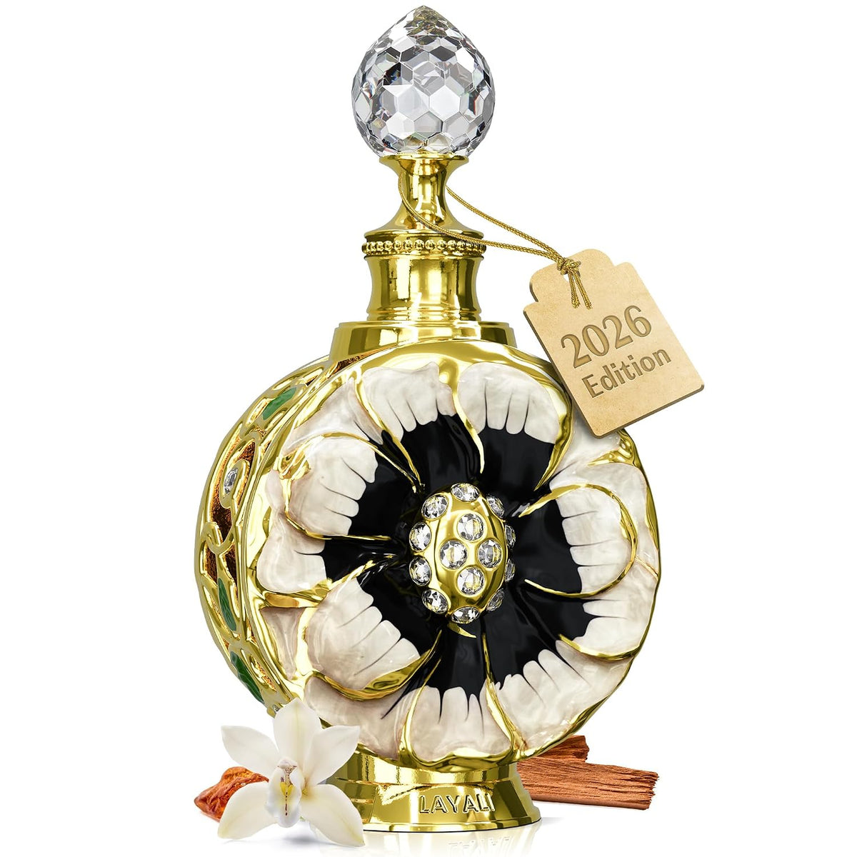 Swiss Arabian Layali Rouge – Productos de lujo de Dubai – Fragancia de aceite de perfume personal de larga duración – Un aroma seductor – 0.5 onzas