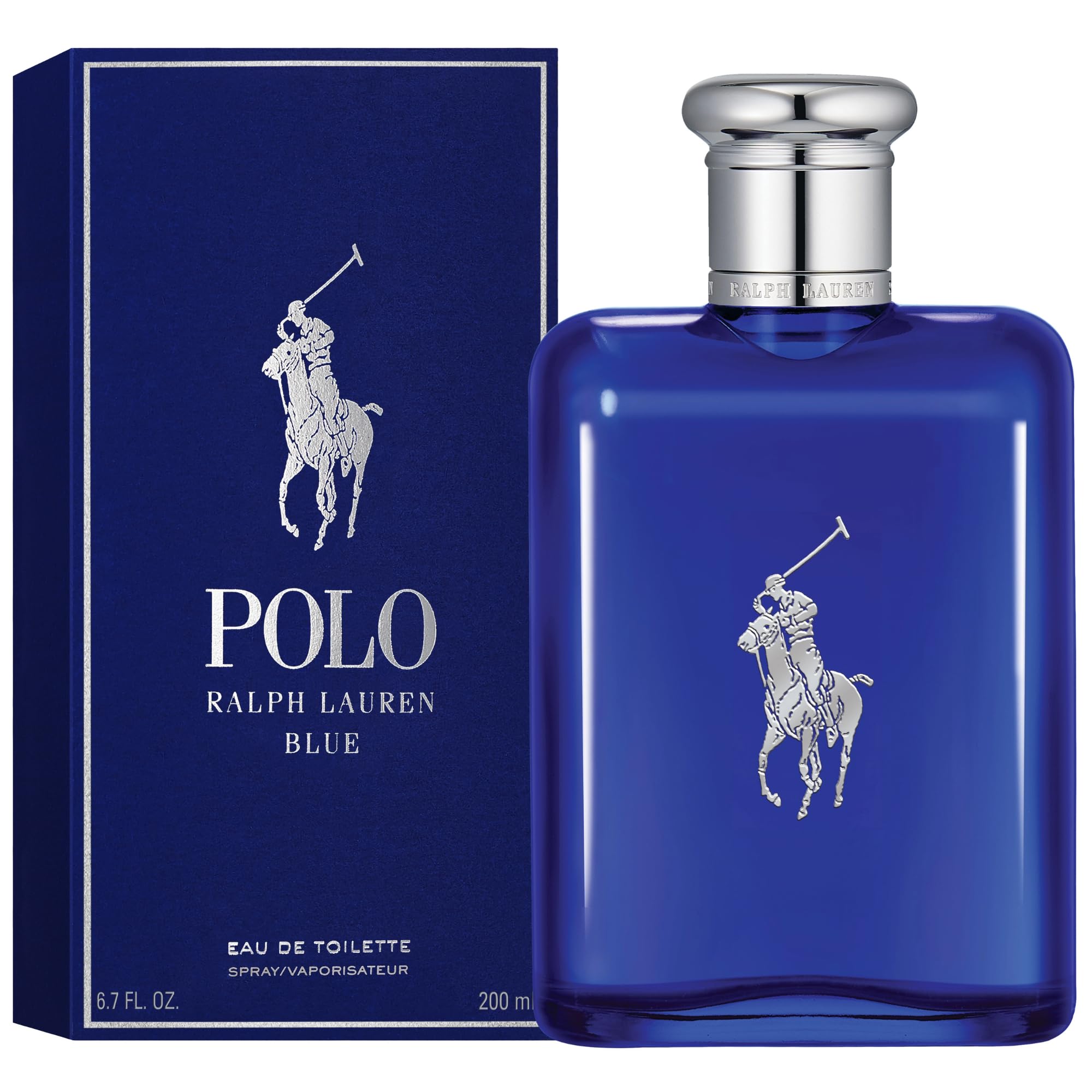 Ralph Lauren - Polo Blue - Parfum - Colonia Hombre - Acuático y Fresco - Con Cítricos, Roble y Vetiver - Fragancia Intensa | Fragrance with Fresh Melon, Cool Sage & Smooth Suede - Long Lasting - Classic Mens Scent Perfect for Everyday Wear