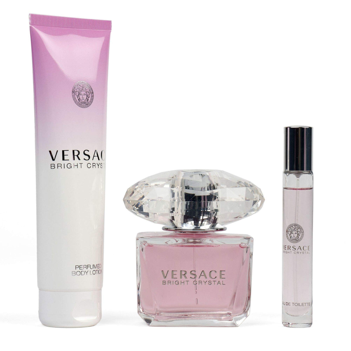 Versace Bright Crystal by Versace - Eau de Toilette en espray para mujer, 6.7 onzas