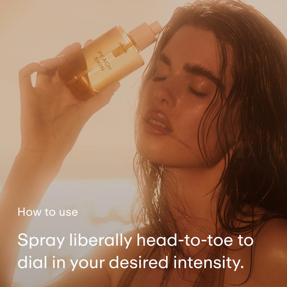 PHLUR Vanilla Skin Body Mist - Bruma de fragancia para cabello y cuerpo - Spray corporal de vainilla con pimienta rosa, madera de cachemira y sándalo (8 onzas líquidas) | Spray corporal de perfume de vainilla con pimienta rosa, madera de cachemira y fraga