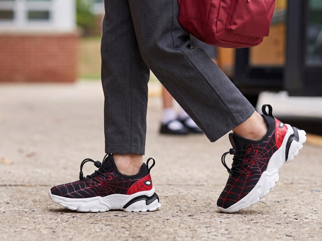 BRONAX Zapatos de tenis para niños pequeños/grandes | Zapatillas cómodas y ligeras para niños | Sin cordones, parte superior de malla transpirable, suave, cómodo, zapatos para niños, caminar, uso diario, deportes, correr