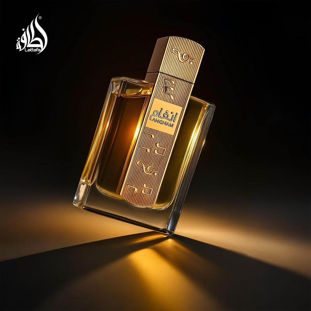 Lattafa Angham - Perfume de cítricos, lavanda, almizcle, ámbar y vainilla - Eau de Parfum de larga duración para unisex, 3.40 onzas / 100 ml