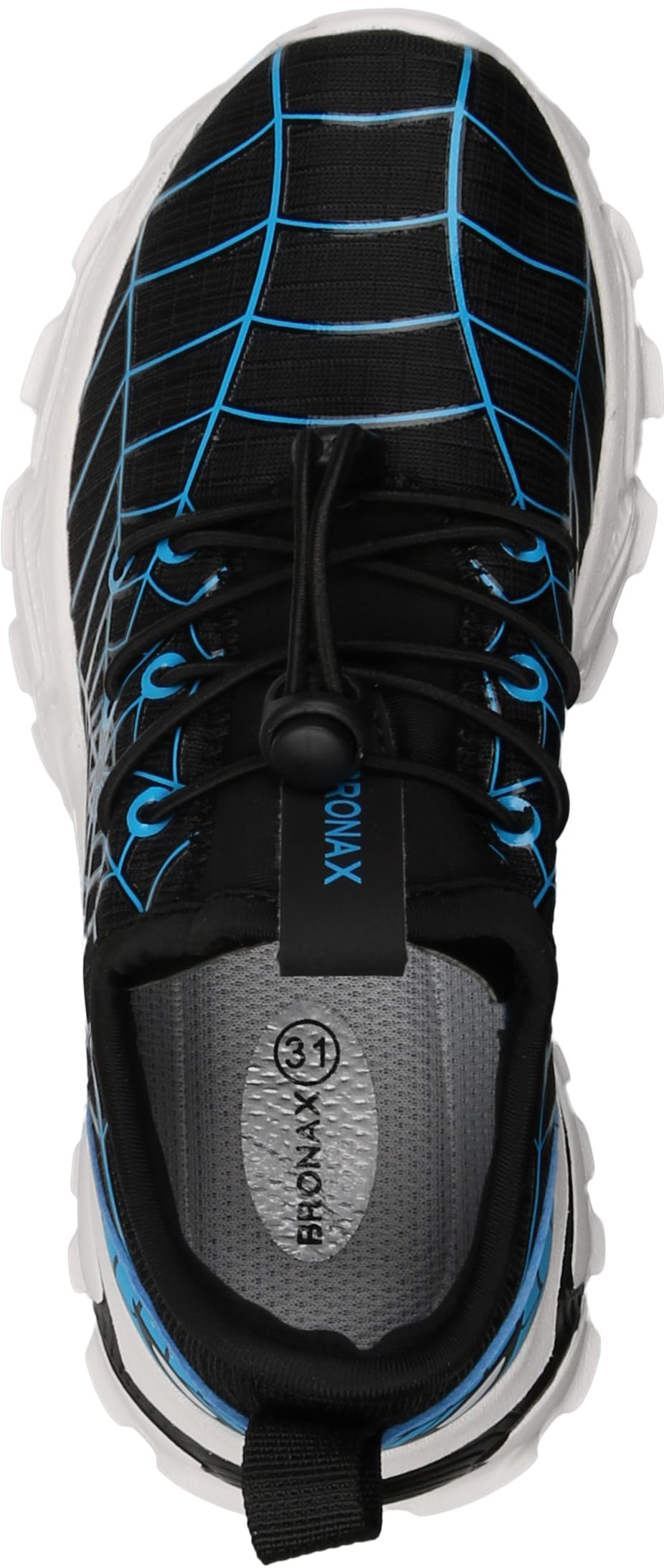 BRONAX Zapatos de tenis para niños pequeños/grandes | Zapatillas cómodas y ligeras para niños | Sin cordones, parte superior de malla transpirable, suave, cómodo, zapatos para niños, caminar, uso diario, deportes, correr