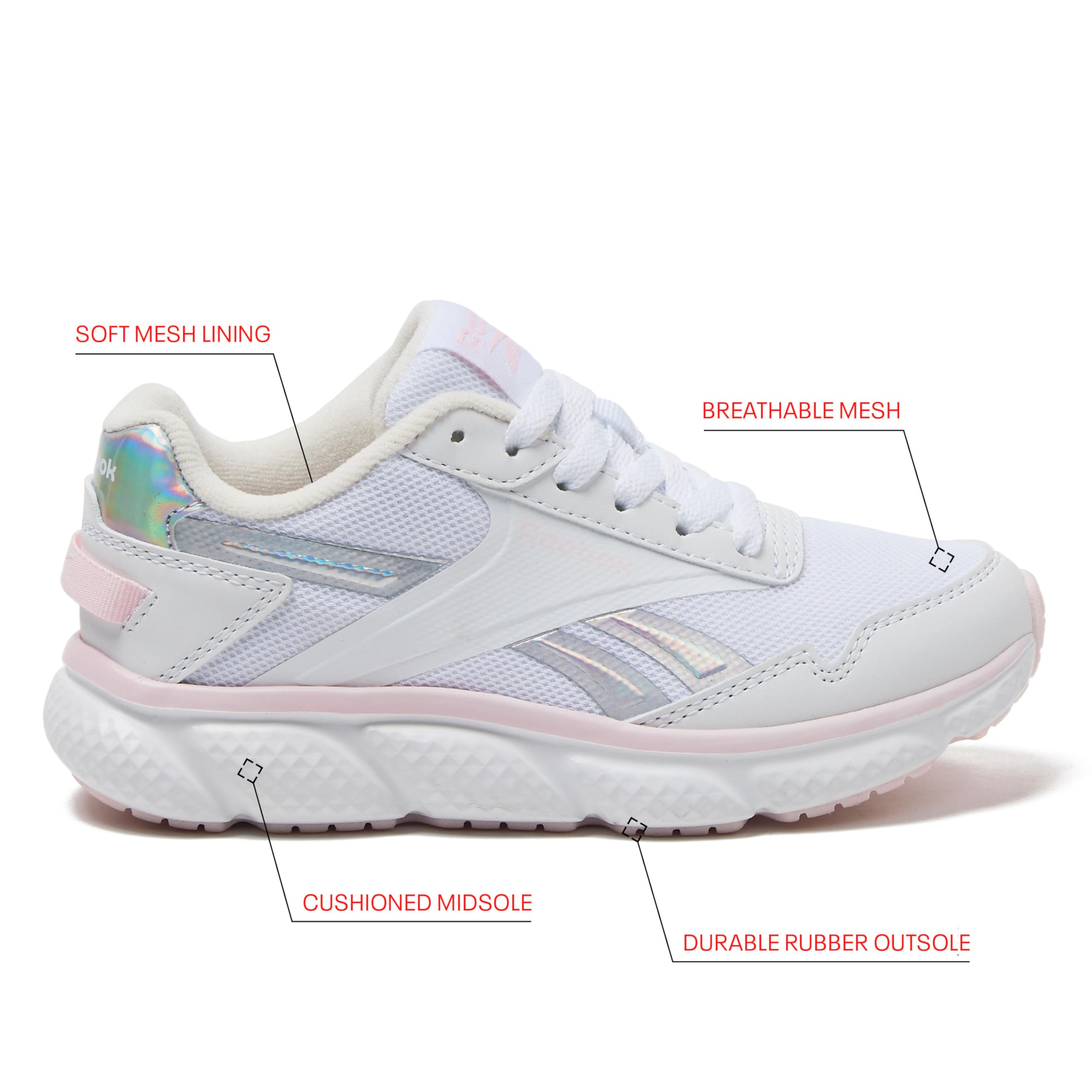 Reebok Swiftstrike - Zapatos deportivos para niños y niñas, talla 11 a 7