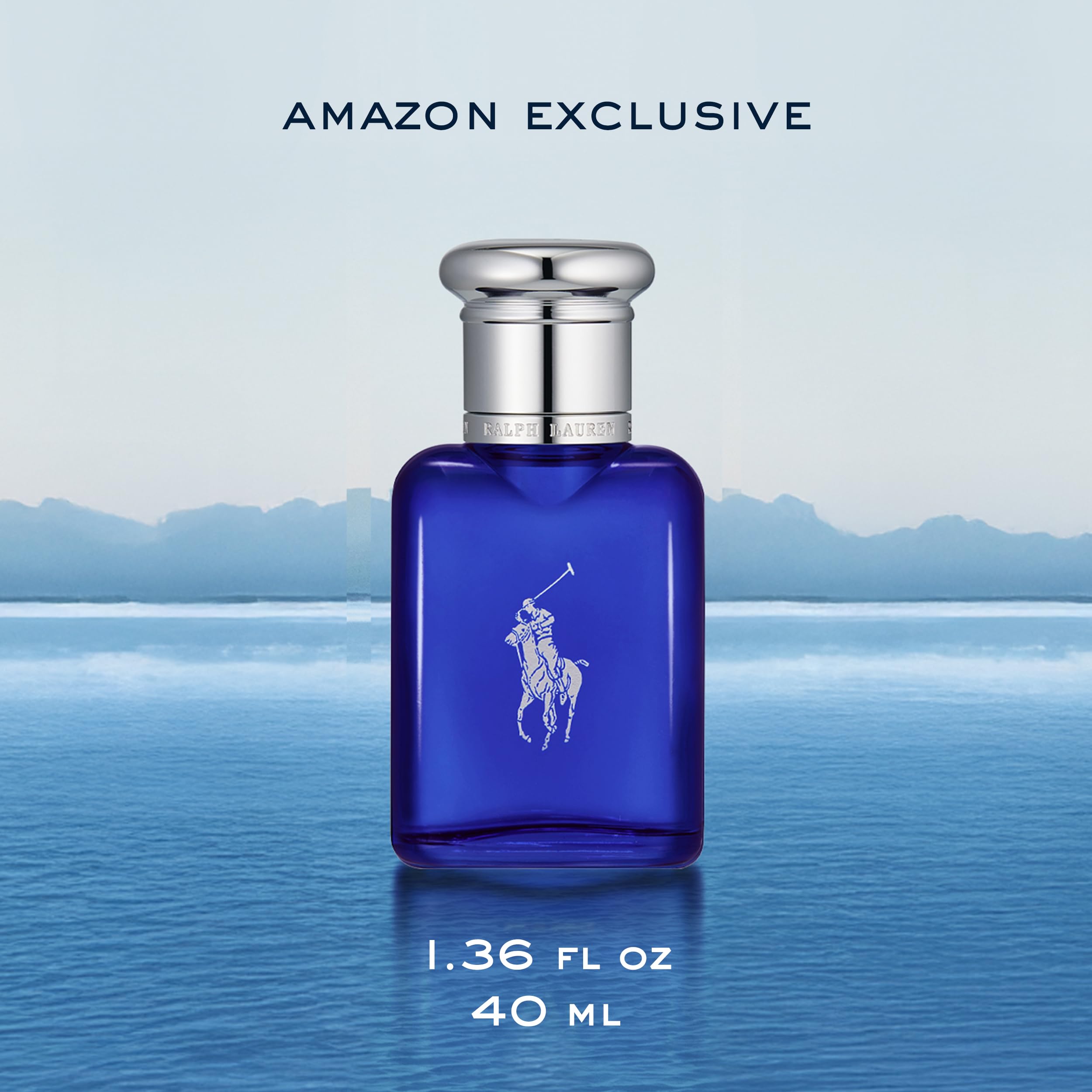 Ralph Lauren - Polo Blue - Parfum - Colonia Hombre - Acuático y Fresco - Con Cítricos, Roble y Vetiver - Fragancia Intensa | Fragrance with Fresh Melon, Cool Sage & Smooth Suede - Long Lasting - Classic Mens Scent Perfect for Everyday Wear